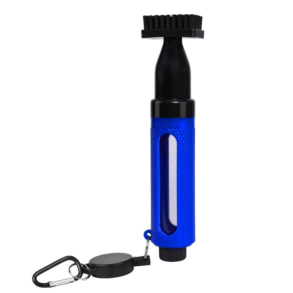 Golf Equipment Junior - Golfschläger-Reinigungsbürste mit Press-to-Spray-Wasser, tragbarer Golfschläger-Kopfreiniger, kompaktes