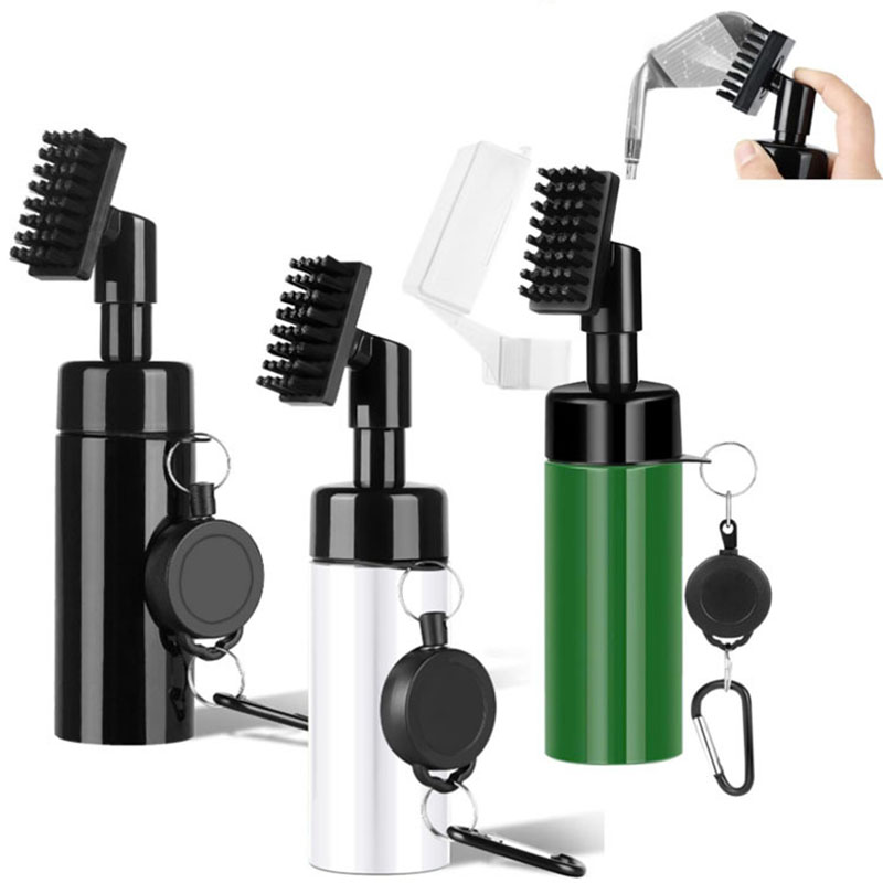 Golf Equipment Junior - Golf-Schläger-Rillenreiniger-Bürste mit auslaufsicherer Sprühflasche, automatisches Wasser-Sprühgerät,