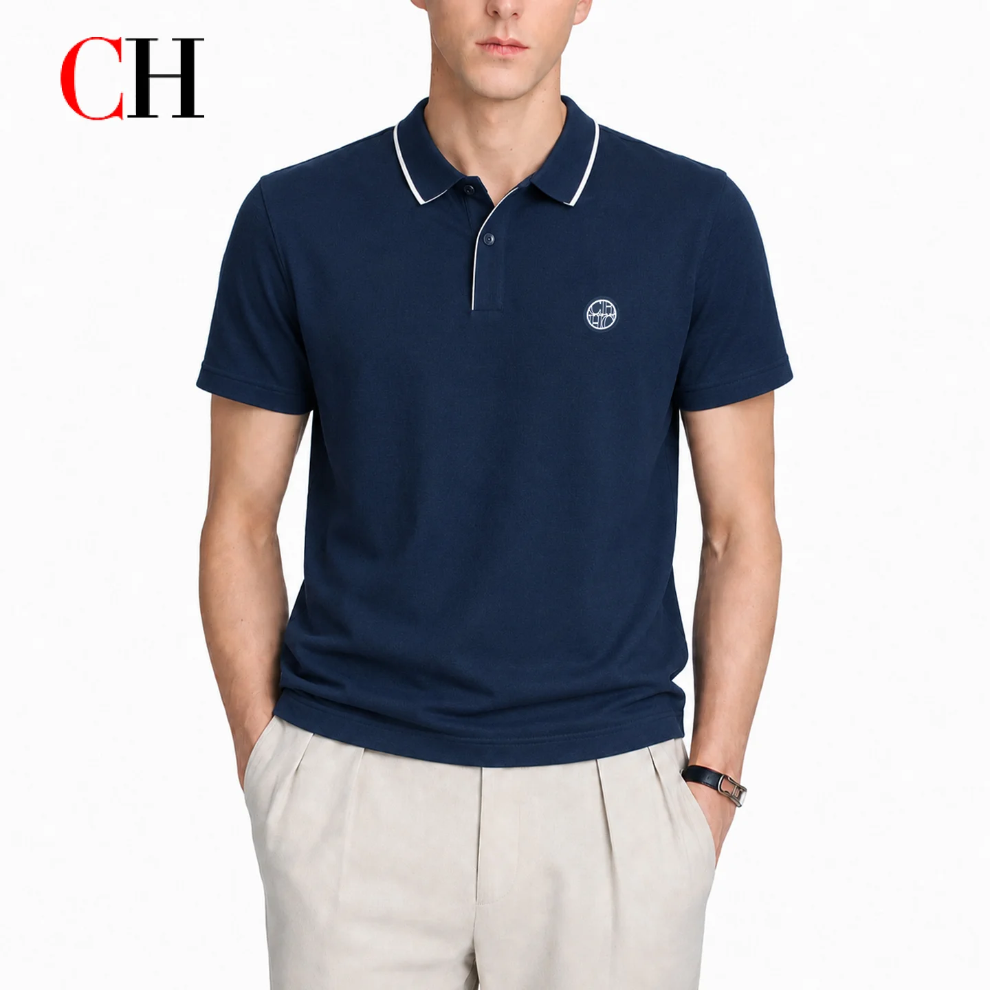 CH Herren Polo-Shirt mit weiße – Golf Equipment Logo Bewertung und Preis
