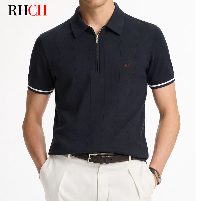 RHCH Herren Halbzip-Poloshirt  – Golf Equipment Logo Bewertung und Preis