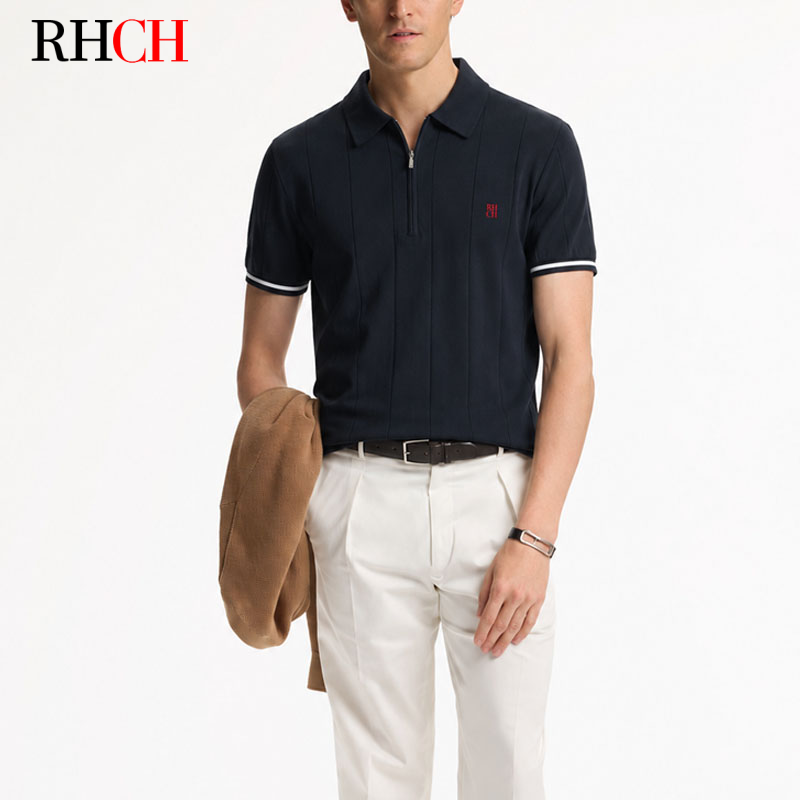 RHCH Herren Halbzip-Poloshirt  – Golf Equipment Logo Bewertung und Preis